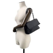 Load image into Gallery viewer, Bottega Veneta ChainShoulder Bag Black INTRECCIATOLeather
