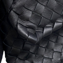 Load image into Gallery viewer, Bottega Veneta ChainShoulder Bag Black INTRECCIATOLeather
