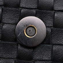 Load image into Gallery viewer, Bottega Veneta ChainShoulder Bag Black INTRECCIATOLeather
