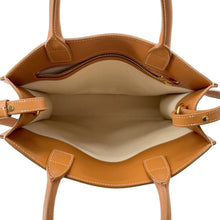 将图像加载到图库查看器中，CELINE Vertical hippopotamus Natural/Tan192082 Canvas Leather Size Small
