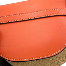 Load image into Gallery viewer, LOEWE Gate Shoulder Beige/Orange329.13.U62 Raffia Leather Size Mini
