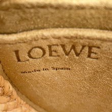 将图像加载到图库查看器中，LOEWE ★Gate Shoulder Beige/Orange329.13.U62 Raffia Leather Size Mini
