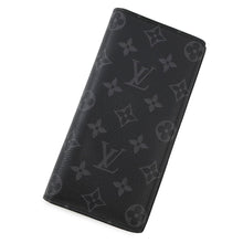 将图像加载到图库查看器中，LOUIS VUITTON Portefeuille Brazza NoirM61697 Monogram Eclipse
