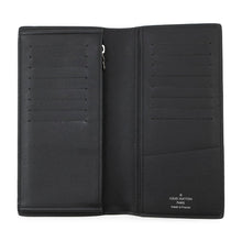 将图像加载到图库查看器中，LOUIS VUITTON Portefeuille Brazza NoirM61697 Monogram Eclipse
