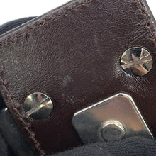 将图像加载到图库查看器中，FENDI Zucca Pattern Mamma Bucket Brown33492 Canvas Leather
