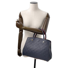 Load image into Gallery viewer, LOUIS VUITTON Montaigne Marine RougeM42746 Monogram Empreinte Leather Size MM
