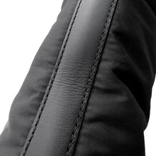 将图像加载到图库查看器中，HERMES fresh ankle boots Black Quilted Parachute Fabric Calf Leather Size 36

