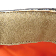 将图像加载到图库查看器中，HERMES fresh ankle boots Black Quilted Parachute Fabric Calf Leather Size 36
