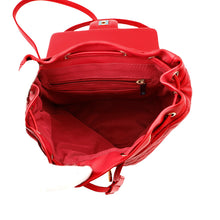 Load image into Gallery viewer, CHANEL Matelasse Backpack RedA91121 Lambskin
