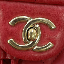 Load image into Gallery viewer, CHANEL Matelasse Backpack RedA91121 Lambskin

