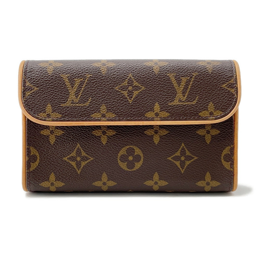 LOUIS VUITTON Pochette Florentine Brown/BeigeM51855 Monogram Size XS