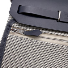 将图像加载到图库查看器中，HERMES Herbag zip Ardoise/Ecru Toile H Vache Hunter Leather Size Mini
