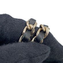 将图像加载到图库查看器中，CHANEL Matelasse ChainShoulder Black Jersey Leather Size Mini mini
