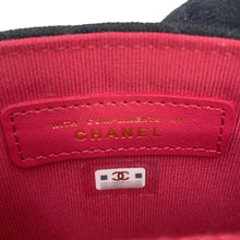 将图像加载到图库查看器中，CHANEL Matelasse ChainShoulder Black Jersey Leather Size Mini mini
