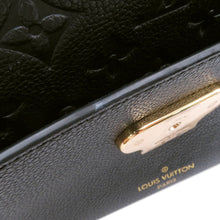 将图像加载到图库查看器中，LOUIS VUITTON Vavin NoirM44151 Monogram Empreinte Leather Size PM
