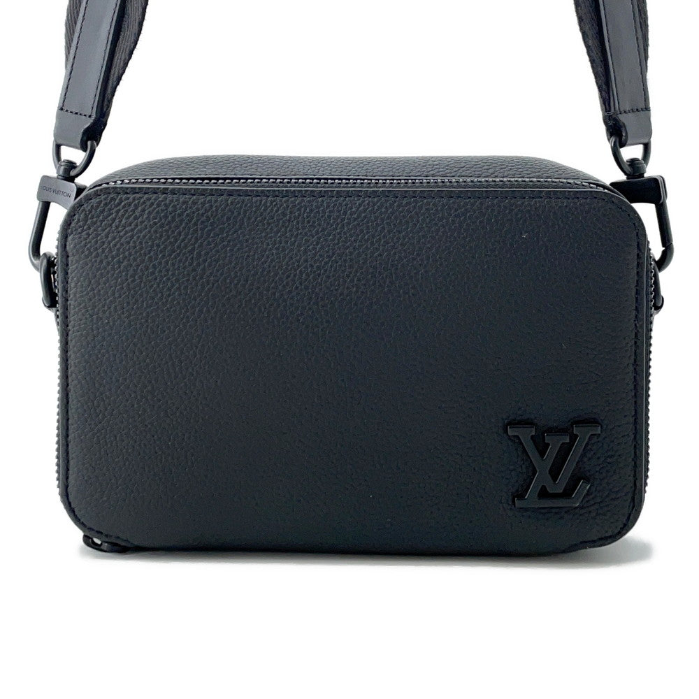 LOUIS VUITTON Alpha Wearable Wallet NoirM59161 Grained Calf Leather LV Aerogram