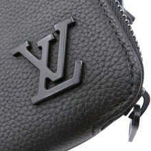 Load image into Gallery viewer, LOUIS VUITTON Alpha Wearable Wallet NoirM59161 Grained Calf Leather LV Aerogram
