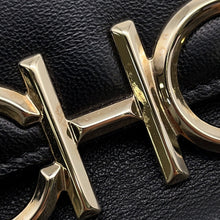 将图像加载到图库查看器中，JIMMY CHOO ★ChainShoulder Black Leather
