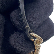 将图像加载到图库查看器中，JIMMY CHOO ★ChainShoulder Black Leather
