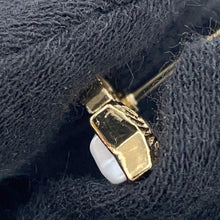 Load image into Gallery viewer, CHANEL CC Logo Rhinestone Earrings GoldABC823 Gold Plated Rhinestone
