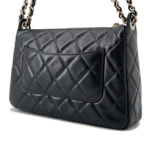 将图像加载到图库查看器中，CHANEL ChainShoulder Bag BlackAP4349 Shiny Crumpled Lambskin
