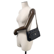 将图像加载到图库查看器中，CHANEL ChainShoulder Bag BlackAP4349 Shiny Crumpled Lambskin
