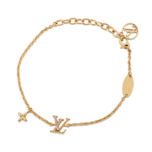 将图像加载到图库查看器中，LOUIS VUITTON Bracelet・LV Iconic GoldM00587 Metal Rhinestone
