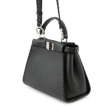 Load image into Gallery viewer, FENDI Peekaboo Selleria Black8BN244 Calf Leather Size Mini
