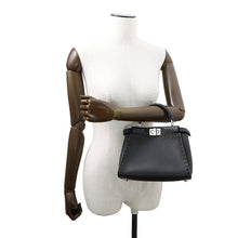 Load image into Gallery viewer, FENDI Peekaboo Selleria Black8BN244 Calf Leather Size Mini
