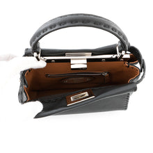 Load image into Gallery viewer, FENDI Peekaboo Selleria Black8BN244 Calf Leather Size Mini
