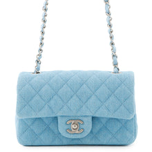 将图像加载到图库查看器中，CHANEL Matelasse ChainShoulder Bag BlueA69900 Denim Size Mini
