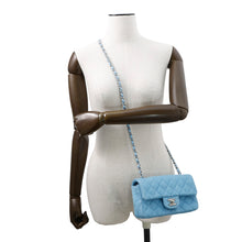 Load image into Gallery viewer, CHANEL Matelasse ChainShoulder Bag BlueA69900 Denim Size Mini

