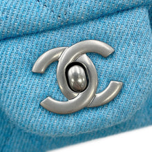 将图像加载到图库查看器中，CHANEL Matelasse ChainShoulder Bag BlueA69900 Denim Size Mini
