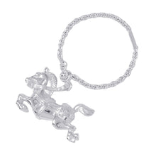 Load image into Gallery viewer, HERMES Cheval Horse Bag Charm Silver SV925
