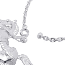 Load image into Gallery viewer, HERMES Cheval Horse Bag Charm Silver SV925
