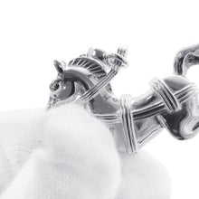 Load image into Gallery viewer, HERMES Cheval Horse Bag Charm Silver SV925
