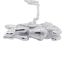 将图像加载到图库查看器中，HERMES Cheval Horse Bag Charm Silver SV925
