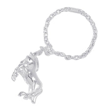Load image into Gallery viewer, HERMES Horse Bag Charm Silver SV925
