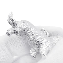 Load image into Gallery viewer, HERMES Dog Bag Charm Silver SV925
