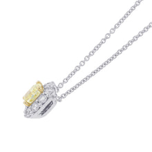 Load image into Gallery viewer, GRAFF Icon Cushion Cut Yellow Diamond PendantRGP845 K18WG K18YG
