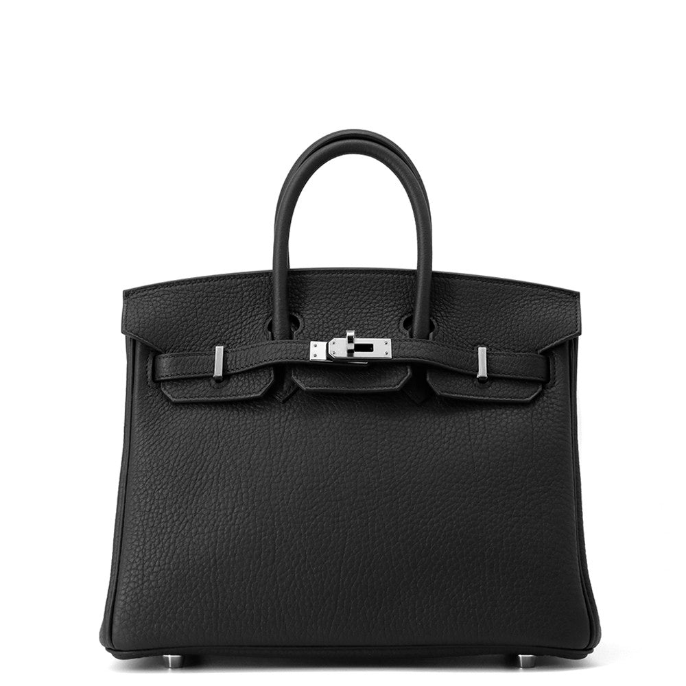 HERMES Birkin Black Togo Leather Size 25