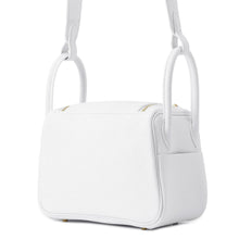 Load image into Gallery viewer, HERMES Lindy New White Taurillon Clemence Size Mini

