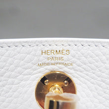 Load image into Gallery viewer, HERMES Lindy New White Taurillon Clemence Size Mini
