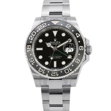 Load image into Gallery viewer, ROLEX GMT MasterII W40mm Stainless Steel Black Dial126710GRNR
