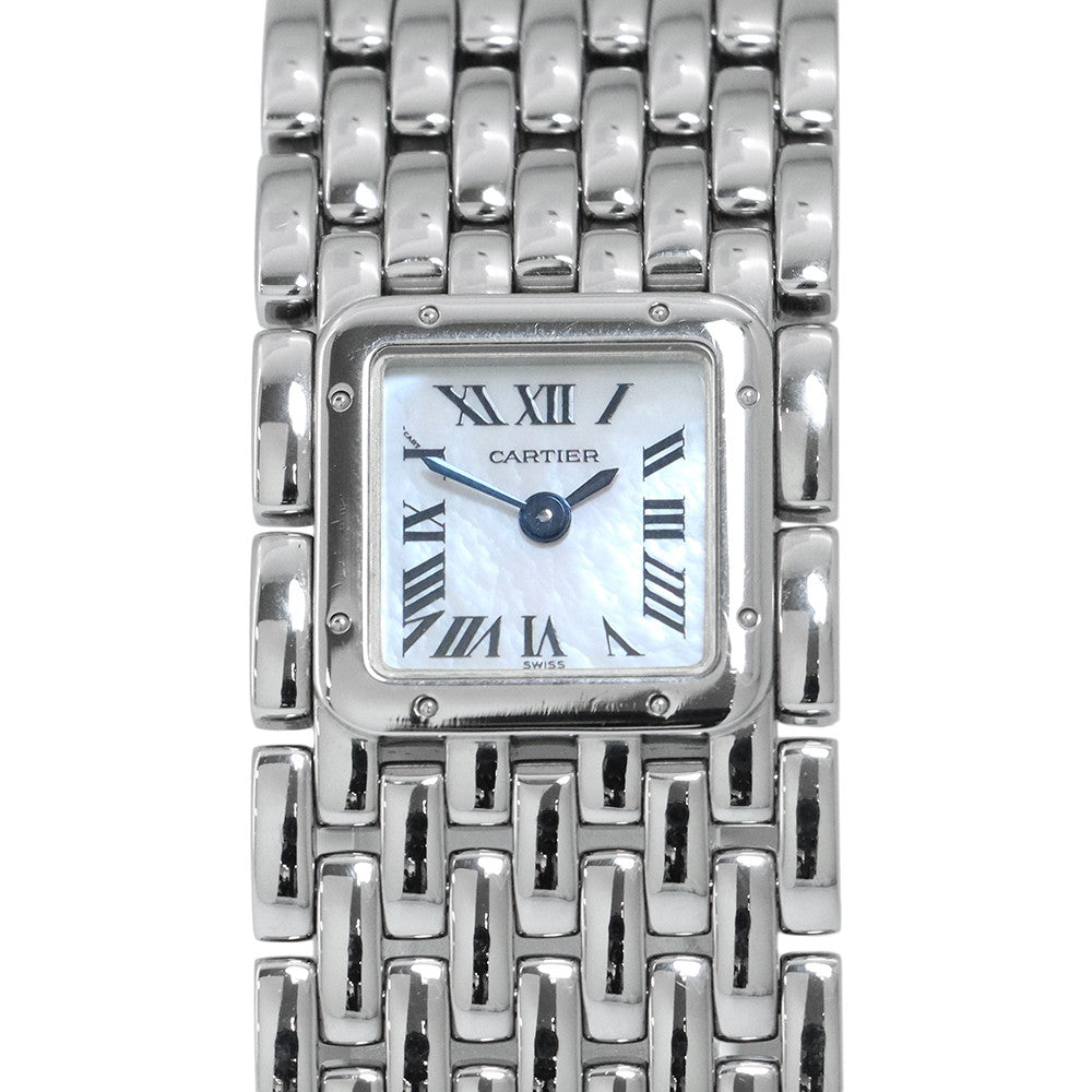 CARTIER Ryuban W16.6mm Stainless Steel Mother of Pearl DialW61001T9
