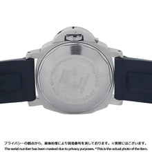 将图像加载到图库查看器中，PANERAI Luminor Marina W44mm Stainless Steel Rubber Gray DialPAM00086
