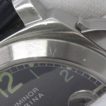 将图像加载到图库查看器中，PANERAI Luminor Marina W44mm Stainless Steel Rubber Gray DialPAM00086
