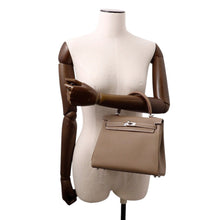 Load image into Gallery viewer, HERMES Kelly Retourne Etoupe Togo Leather Size 25
