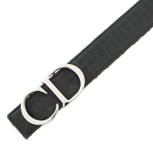 将图像加载到图库查看器中，Dior Oblique Reversible Belt Navy4800ZZYSE_H05E Canvas Leather
