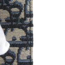 将图像加载到图库查看器中，Dior Oblique Reversible Belt Navy4800ZZYSE_H05E Canvas Leather
